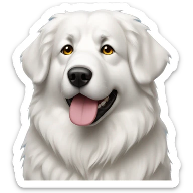 great pyrenees dog  sticker