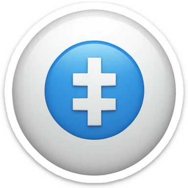white circle blue checkmark sticker