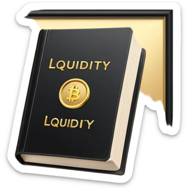 genera un libro que en la portada diga " liquidez" y la foto sea de trading sticker