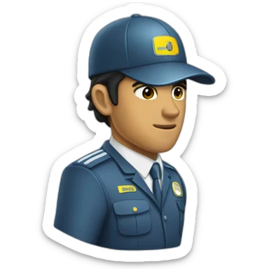 Contador trabalhando sticker