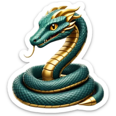 egyptian snake god darkness sticker