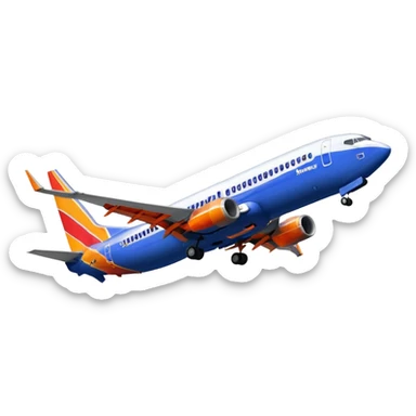 Southwest Airlines Boeing 737-800 sticker