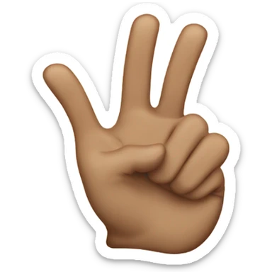 pointing at "myself" sticker