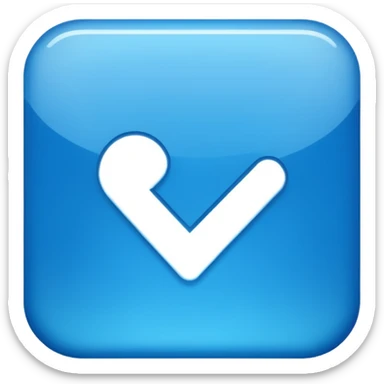 Instagram mavi tiki sticker