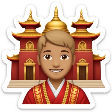 Temple visit sticker