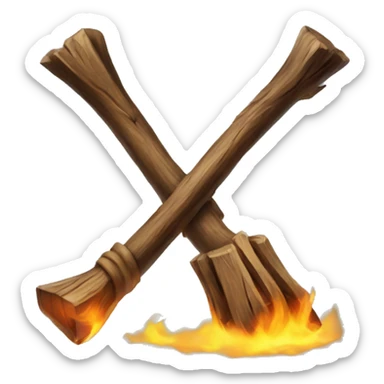 Rune of kindling sticker