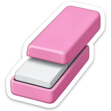 an eraser sticker