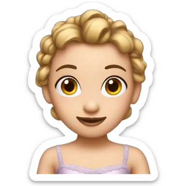 Ok ju ballerina sticker