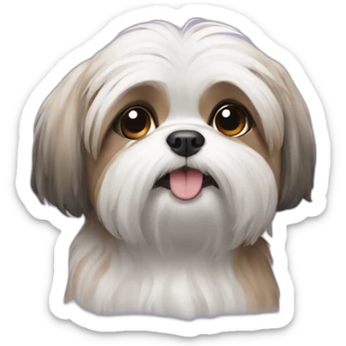 shitzu dog sticker