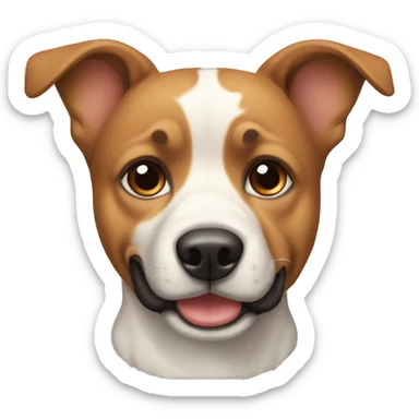 Perro con un rayo  sticker