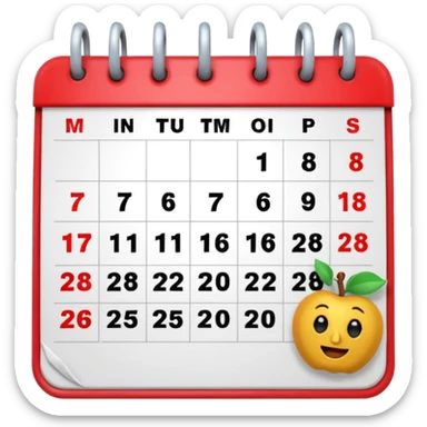 2026/ 03/ 08 Calendar 3D animation  Ai sticker