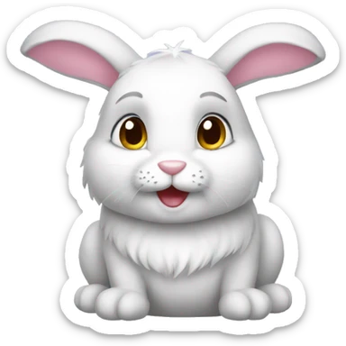 Bunny sticker