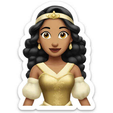 Disney Princess Jasmin Chrismas Look  sticker