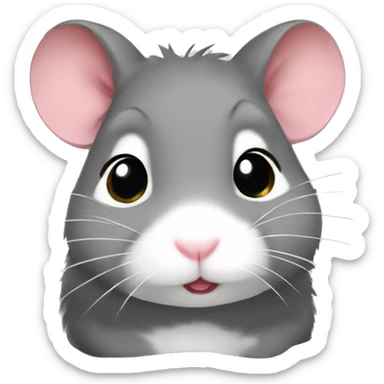 hamster i am just a girl sticker