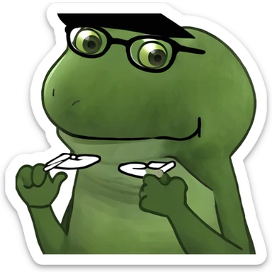 Bitting nails sticker