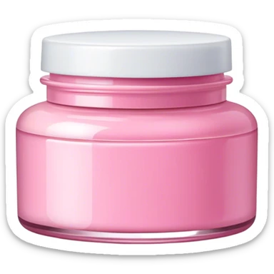 pink skincare  sticker