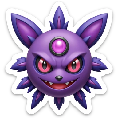 Venonat-Genesect-Sableye-Noibat-fusion sticker