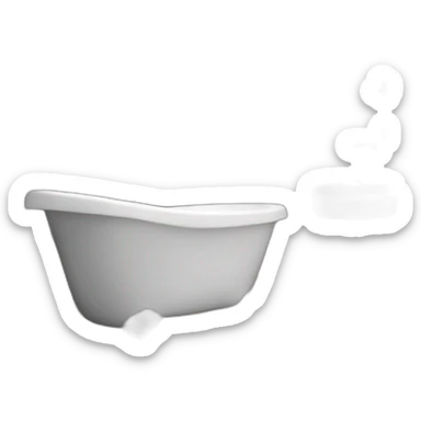 bathroom black and white sticker