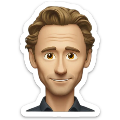 tom hiddleston sticker