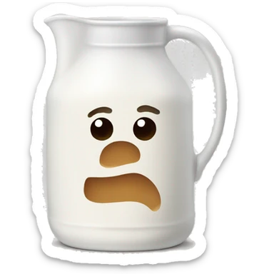 Milk jug sticker