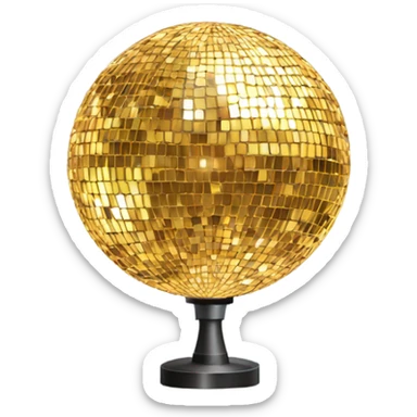 Disco ball 2025 fireworks  sticker