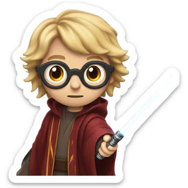 Harry Potter versus Star Wars  sticker