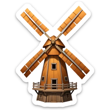 Windmill sticker
