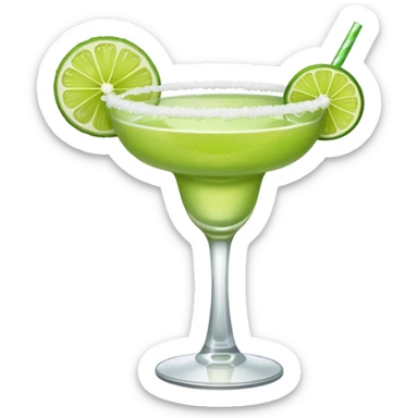 Cheers with a margarita sticker