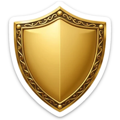 golden chronos shield sticker