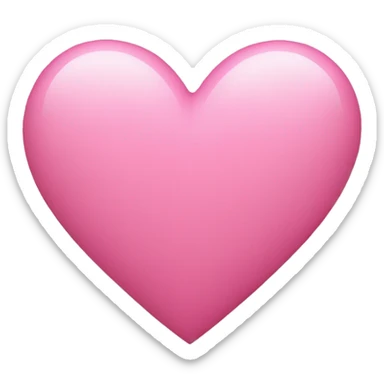 aesthetic pink heart sticker