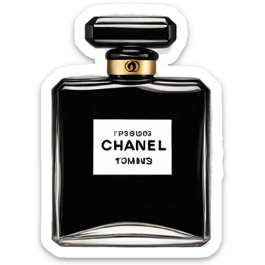 chanel perfume sticker