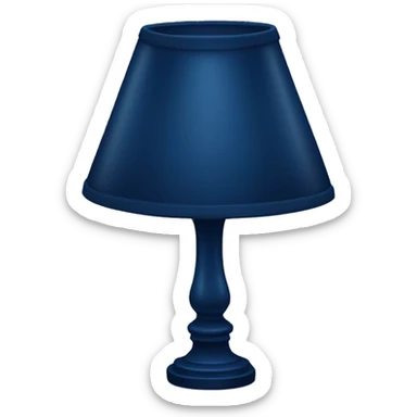dark blue lamp sticker