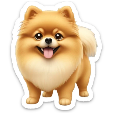 Pomeranian dog ￼ sticker