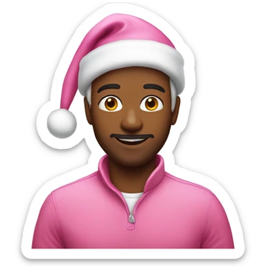 Pink Christmas  sticker