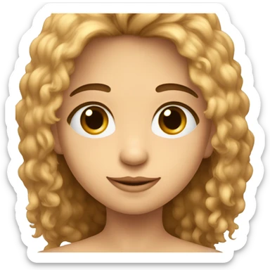 niño de color blanco pelo marron con algunos mechones rubios, ojos marrones y mechas rubias sticker