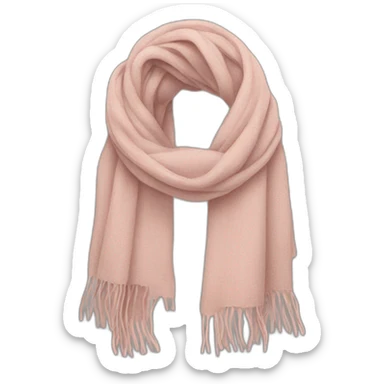 Scarf sticker