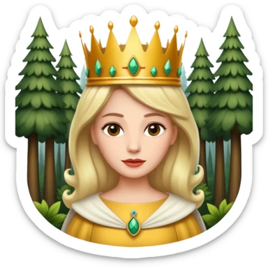 queen forest sticker