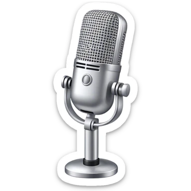 Microphone sticker