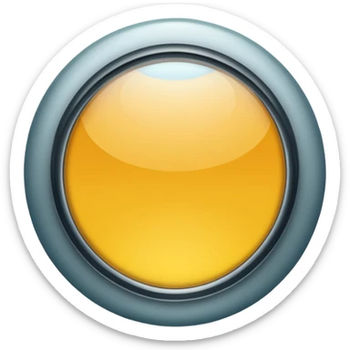 glass window circle sticker