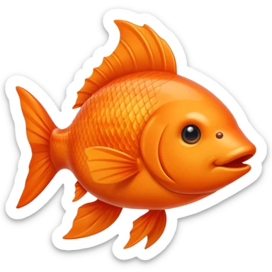 Petit poisson rouge sticker