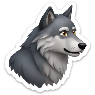 Wolf alpha  sticker