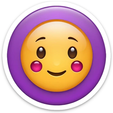 Feed icon color purple sticker