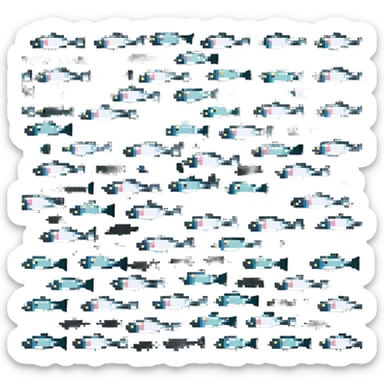 thin fish sticker