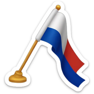 Pouce en l'air avec le drapeau de la France  sticker