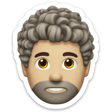 jason mask  hair sticker