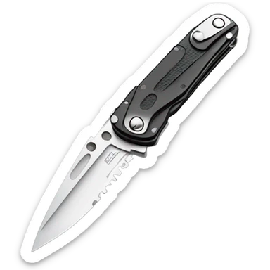 Pocket knife sticker