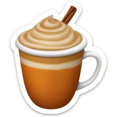 Pumpkin spice latte  sticker