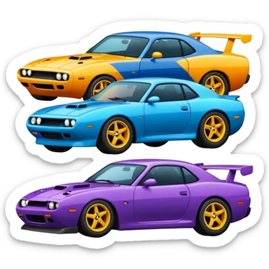 fast and furious movie emojis in gif sticker