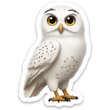 Hedwig owl sticker