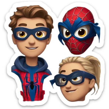 Spiderman across the spider verse sticker